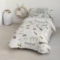 Muare Nordisk Dynebetræk Med Knapper Til 120 Cm Seng 200x200 Cm