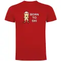 Kruskis Born To Ski T-shirt Med Korte ærmer