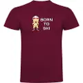Kruskis Born To Ski T-shirt Med Korte ærmer