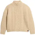 Superdry Cable Halv Lynlås Sweater