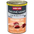 Animonda GranCarno Økonomipakke: 24 x 400 g Animonda GranCarno Adult Sensitive - Ren kylling & ris