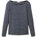 Tom Tailor 1038030 Stripe T-shirt Med Lange ærmer