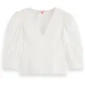 Scotch & Soda Anglaise Langærmet Bluse