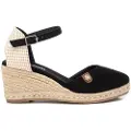 Refresh Refreshtil kvinder. 17188212-NEGRO Espadriller i læder 171882 sort (39), 5-8 cm, Ruskind, Spænder, Casual