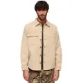 Superdry Superdrytil mænd. M4010826A Surplus beige lærredsovertrøje (3XL), Casual, Bomuld, Lange ærmer