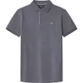 Hackett London Hackett Londontil mænd. HM563380 Polo Brush grå (S), Casual, Bomuld, Korte ærmer