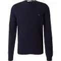 Timberland Timberlandtil mænd. TB0A2BFHZ021 Cohas Brook merino uldtrøje med navy rund hals (XL), Casual, Bomuld, Blå