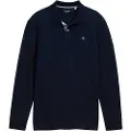 Tom Tailor Basic Contrast Polo Med Lange ærmer