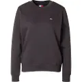 Tommy Hilfiger Tommy Jeanstil kvinder. DW0DW19959 Crewneck-sweatshirt med logo sort (XS), Casual, Økologisk bomuld, Bæredygtig