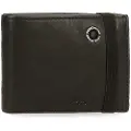 Pepe Jeans Pepe Jeanstil mænd. 7373931 Badge læderpung sort -11,5x8,5x1cm (OSFA), Casual