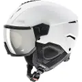 Uvex Instinct Visor, skihjelm med visir, hvid