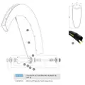 Mavic Comete Pro Carbon Sl Ust 19 Front Fælg