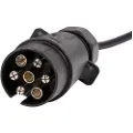 JBM Teleskopisk Trækstang Med 2 Led-lys Og 2 Reflekser