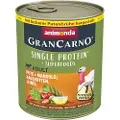 Animonda GranCarno Økonomipakke: 24 x 800 g Animonda GranCarno Adult Superfoods - Kalkun + sølvbede, hyben, hørfrøolie