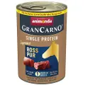 Animonda GranCarno Økonomipakke: 24 x 400 g Animonda GranCarno Adult Monoprotein Supreme - Hest