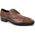 Fluchos Fluchostil mænd. F1055 Lædersko F1055 Medium brun (45), 1-3 cm, Blonder, Casual