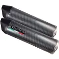 Gpr Exhaust Systems Furore Poppy Ducati St4/st4 S 99-05 Ref:cat.63.fupo Oval Lyddæmper Typegodkendt