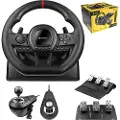 Tracer SimRacer - wheel pedals and gear shift lever set - wired - Wired Steering wheel & Pedal set - Sony PlayStation 4
