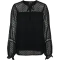 Vero Moda Leah Lace Langærmet Bluse