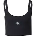 Calvin Klein Jeans Label Rib Ærmeløs Top