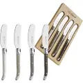 Lou Laguiole - Smørknive Tradition 4-pak - Flerfarvet - Bestik - - Homeroom
