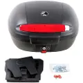 Hepco & becker Journey Topcase 48 Liter inklusive basisplade, sort
