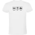 Kruskis Sleep Eat And Ride T-shirt Med Korte ærmer