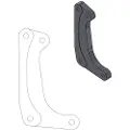 Moto-Master Supermotard Street 320 Mm Kawasaki/suzuki 211030 Bremsekaliber Flyttebeslag
