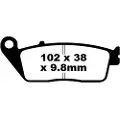 EBC Brakes Sfa-hh Series Sfa196hh Sintrede Bremseklodser