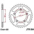 JT Sprockets 420 Jtr894.50zbk Steel Bagtandhjul