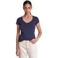 Salsa Jeans Timeless Lyocell T-shirt Med Korte ærmer