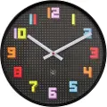 Nextime - Vægur Ntx Game 35 cm - Sort - Vægure og bordure - - Homeroom