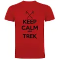 Kruskis Keep Calm And Trek T-shirt Med Korte ærmer