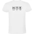 Kruskis Sleep Eat And Trek T-shirt Med Korte ærmer