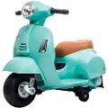 Tachan Mini Vespa 6v Blue Celeste License Cykel