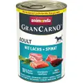 Animonda GranCarno Økonomipakke: 24 x 400 g Animonda GranCarno Original - Laks & Spinat