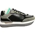 Pepe Jeans Pepe Jeanstil kvinder. PLS60024 Rusper Stars lædersko sort (41), Fast, Ruskind, Blonder, Casual
