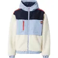 Superdry Superdrytil kvinder. W5011772A Borrego-jakke blå, off-white (XS), Hvid, Casual, Polyester