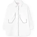 Boboli Poplin Skjorte Med Lange ærmer