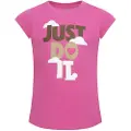 Nike Kids Sweet Swoosh Just Do It T-shirt Med Korte ærmer