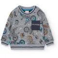 Boboli Fleece Printed Trøje