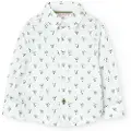 Boboli Poplin Printed Skjorte Med Lange ærmer
