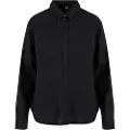 Urban Classics Linen Mixed Oversized Skjorte Med Lange ærmer