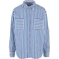 Urban Classics Striped Relaxed Skjorte Med Lange ærmer
