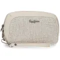 Pepe Jeans Pepe Jeanstil kvinder. 7604132 Maddie beige indkøbstaske -20x11x4cm (OSFA), Casual, Syntetisk