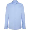 Hackett London Hackett Londontil mænd. HM308676 Pinpoint DC Shirt lyseblå (180), Casual, Bomuld, Lange ærmer