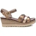Xti Xtitil kvinder. 14285302-BRONCE Sandaler 142853 bronze (39), 5-8 cm, Spænder, Casual