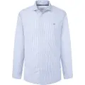 Pepe Jeans Pepe Jeanstil mænd. PM308716 Mark blå skjorte (M), Casual, Bomuld, Lange ærmer