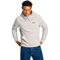 Pepe Jeans Pepe Jeanstil mænd. PM582700 Grå, afslappet sweatshirt (L), Casual, Bomuld, Lange ærmer