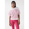 Salsa Jeans 21007841 T-shirt Med Korte ærmer